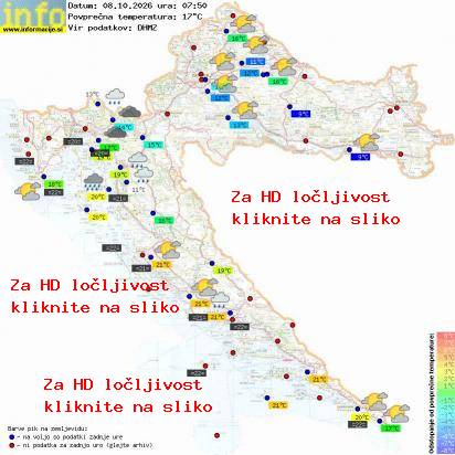 Trenutno vreme Hrvaška