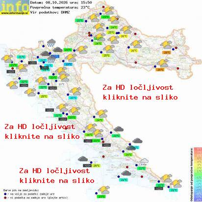 Trenutno vreme Hrvaška