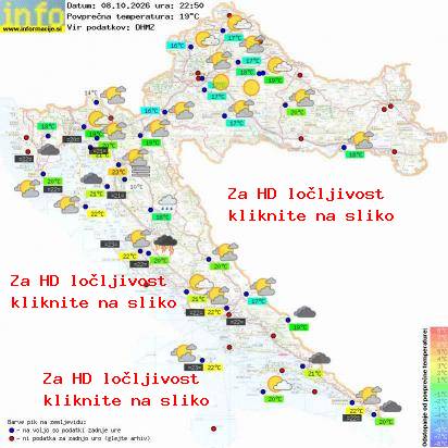 Trenutno vreme Hrvaška