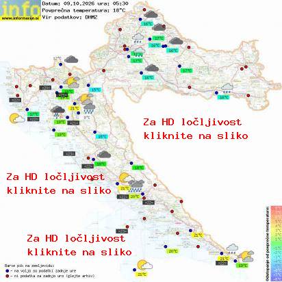 Trenutno vreme Hrvaška