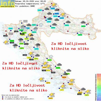 Trenutno vreme Hrvaška