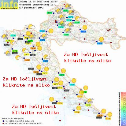 Trenutno vreme Hrvaška
