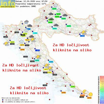 Trenutno vreme Hrvaška