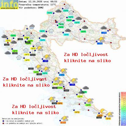 Trenutno vreme Hrvaška