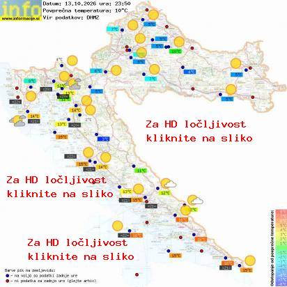 Trenutno vreme Hrvaška