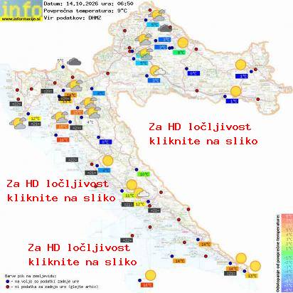 Trenutno vreme Hrvaška