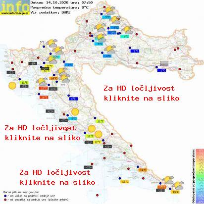 Trenutno vreme Hrvaška