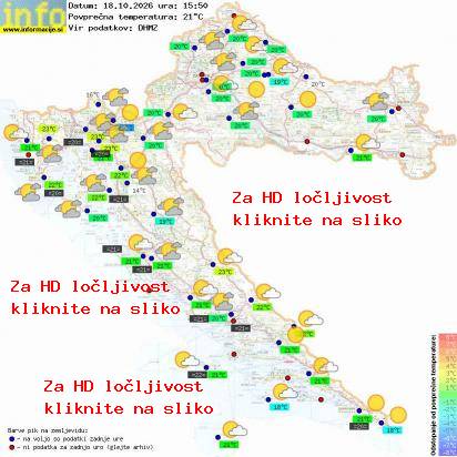Trenutno vreme Hrvaška