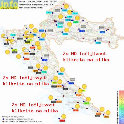 Trenutno vreme Hrvaška