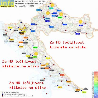 Trenutno vreme Hrvaška