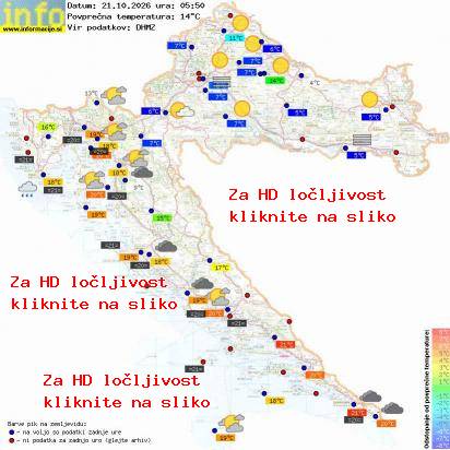 Trenutno vreme Hrvaška
