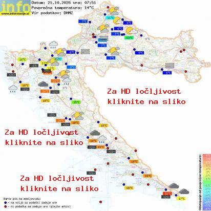 Trenutno vreme Hrvaška
