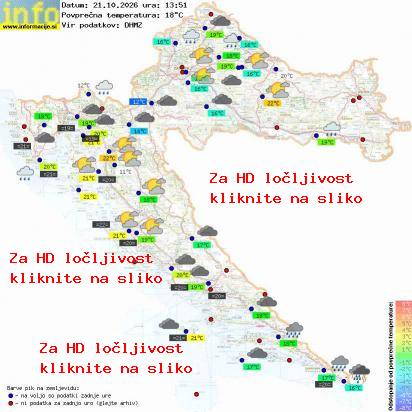 Aktuelles Wetter Kroatien