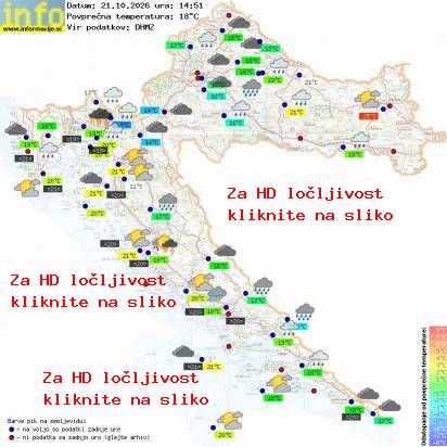 Trenutno vreme Hrvaška