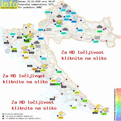 Trenutno vreme Hrvaška