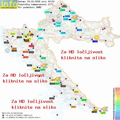 Trenutno vreme Hrvaška