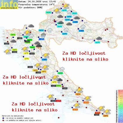 Trenutno vreme Hrvaška