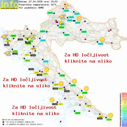 Trenutno vreme Hrvaška