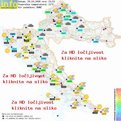 Trenutno vreme Hrvaška