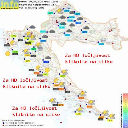 Trenutno vreme Hrvaška