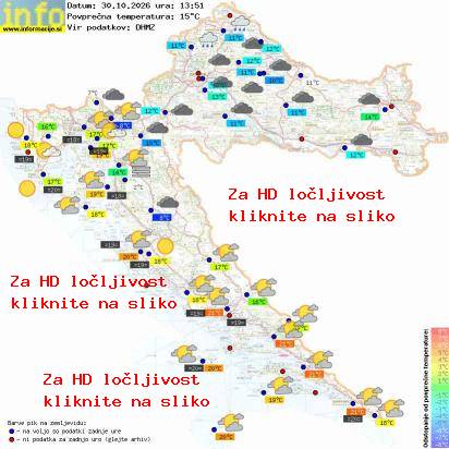Trenutno vreme Hrvaška